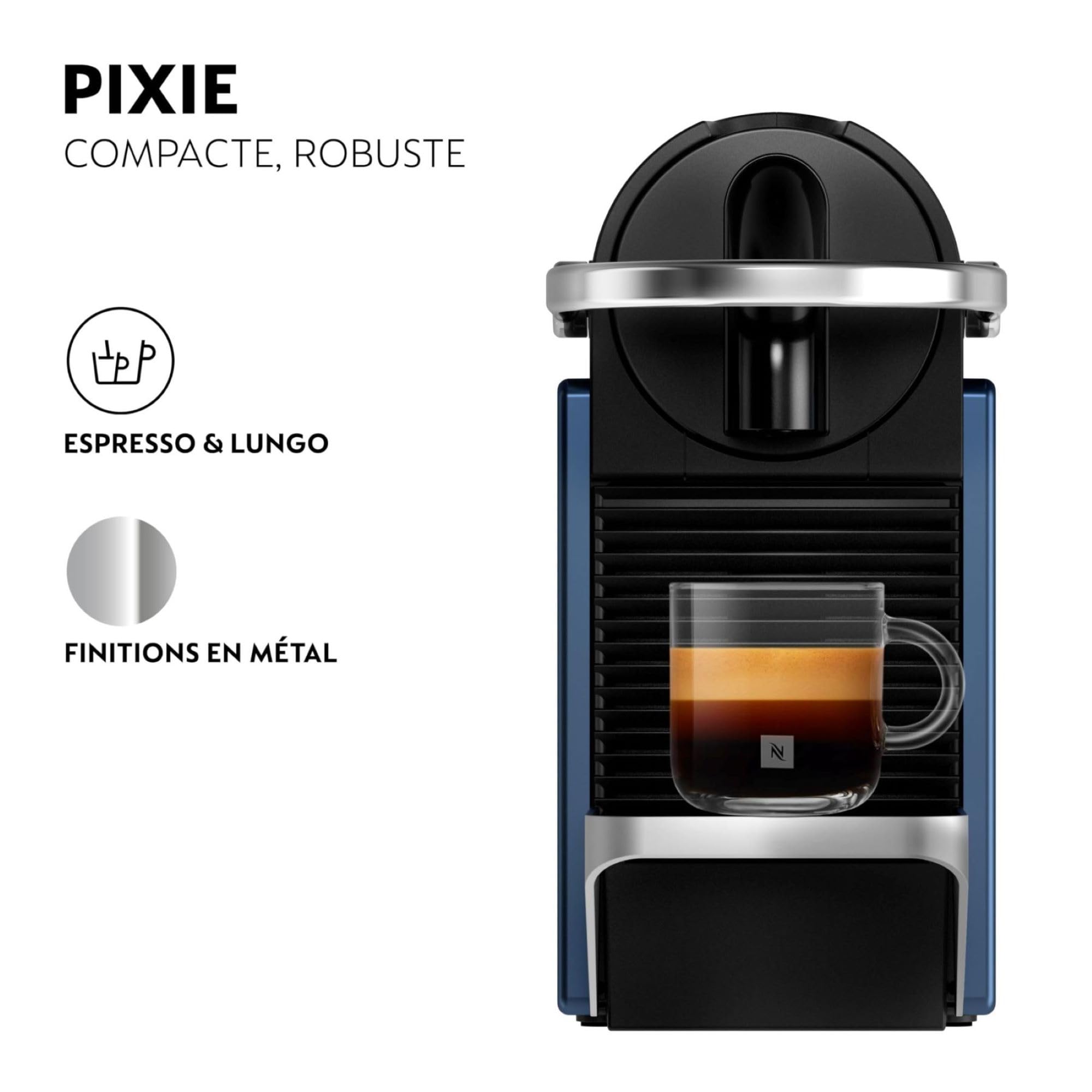Cafetière Expresso Bleue Compacte – 19 Bars, Kit Inclus | Ulvion
